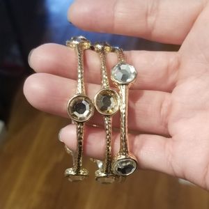 Costume gold plated bangles